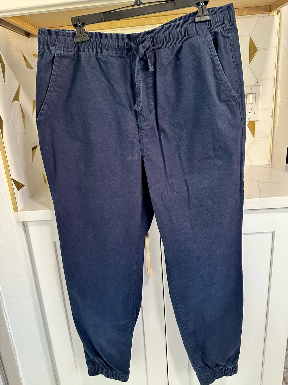 Aeropostale Men's Navy Drawstring Joggers